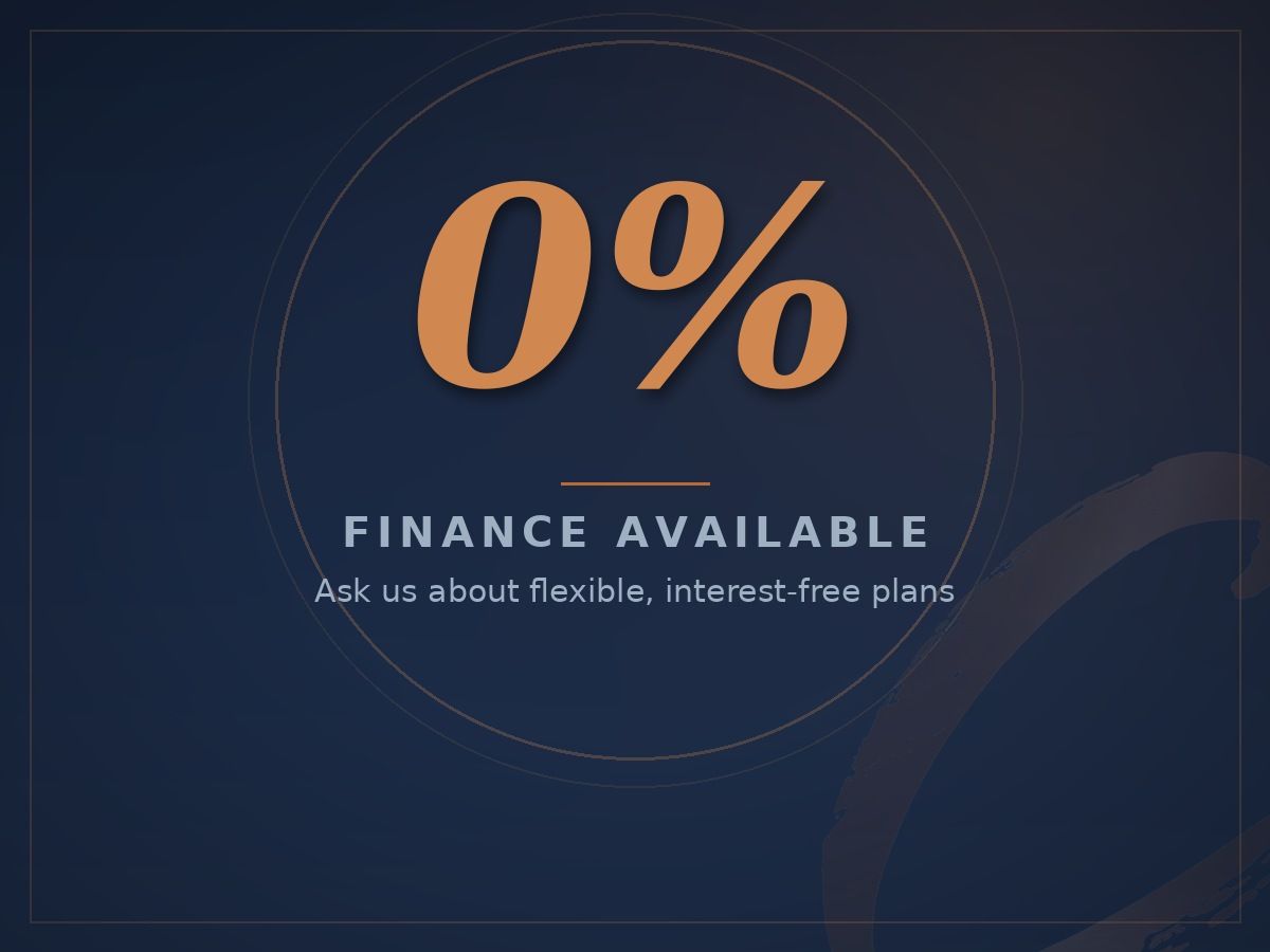 0% finance available