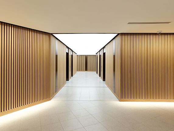 Lift lobby corridor